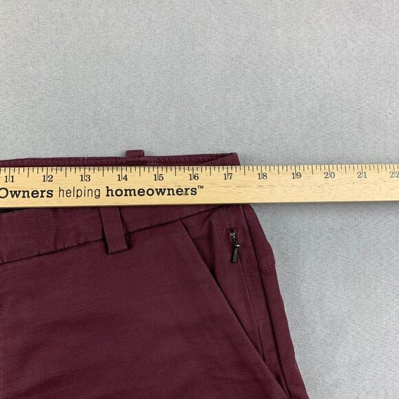 Lululemon Mens Pants 34 Purple Chino ABC Classic Tapered Nylon Cotton 34x33 - Picture 6 of 12